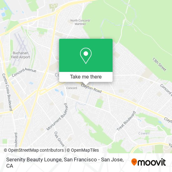 Mapa de Serenity Beauty Lounge