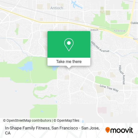 Mapa de In-Shape Family Fitness