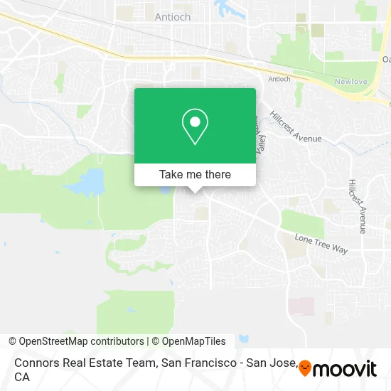 Connors Real Estate Team map