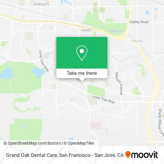 Grand Oak Dental Care map