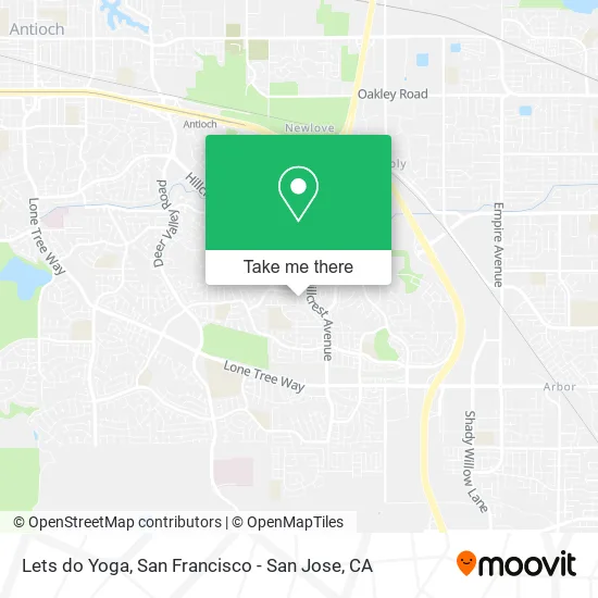 Lets do Yoga map