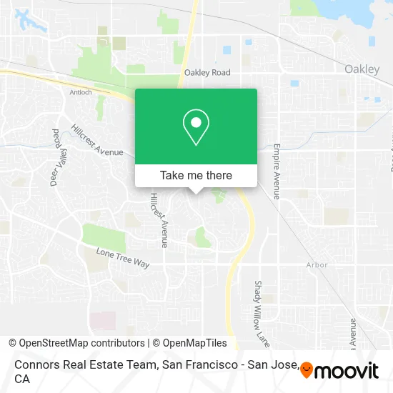 Connors Real Estate Team map