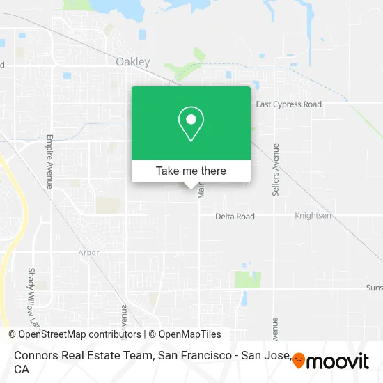 Connors Real Estate Team map