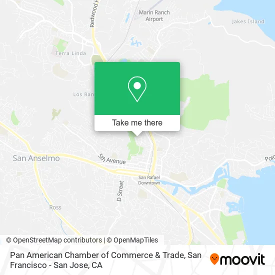 Pan American Chamber of Commerce & Trade map
