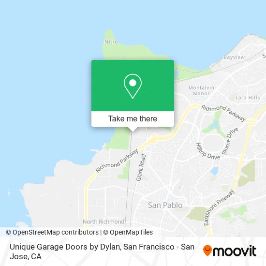 Unique Garage Doors by Dylan map