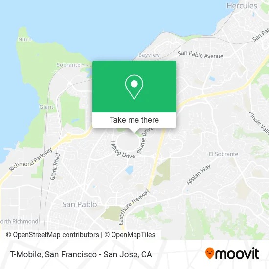 T-Mobile map
