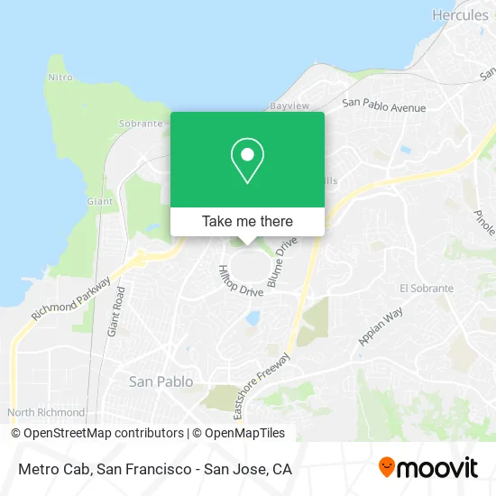 Mapa de Metro Cab
