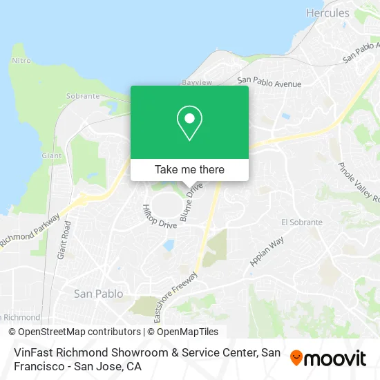 Mapa de VinFast Richmond Showroom & Service Center