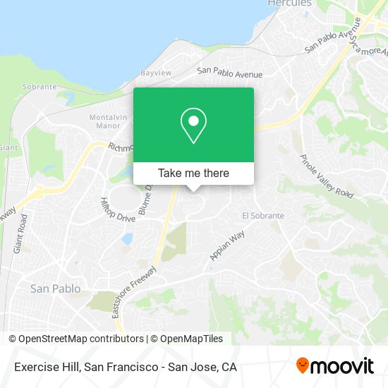 Exercise Hill map