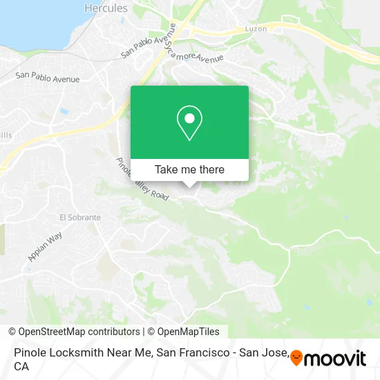 Pinole Locksmith Near Me map