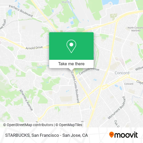 STARBUCKS map