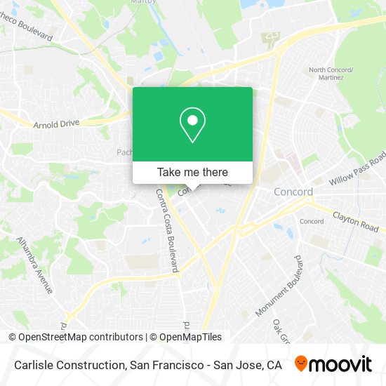 Carlisle Construction map