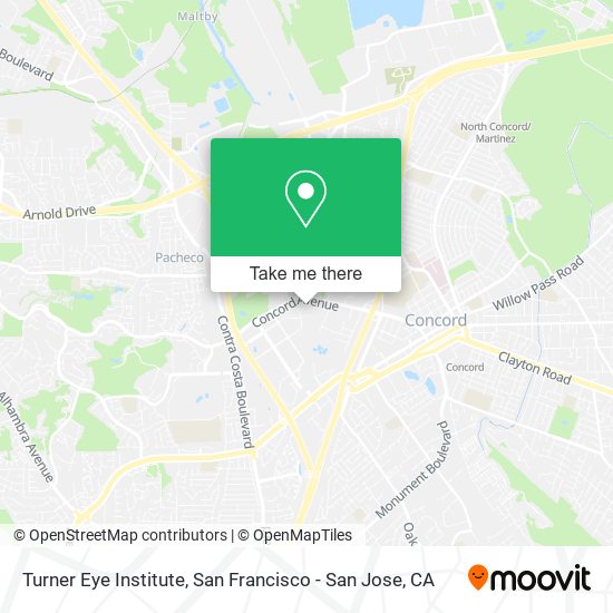 Turner Eye Institute map