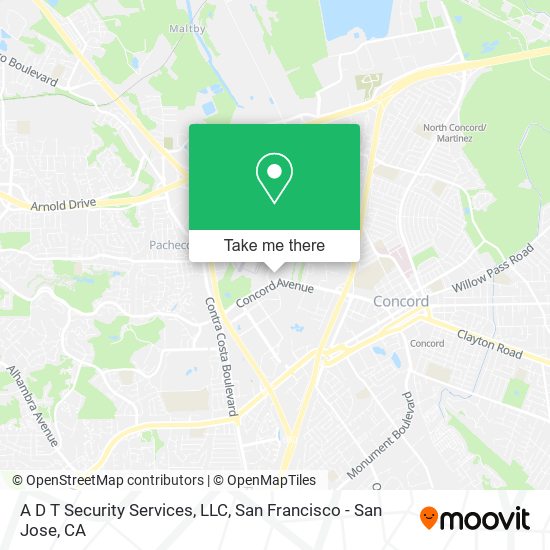 A D T Security Services, LLC map