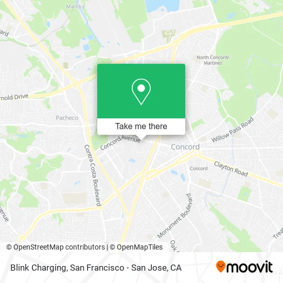 Mapa de Blink Charging