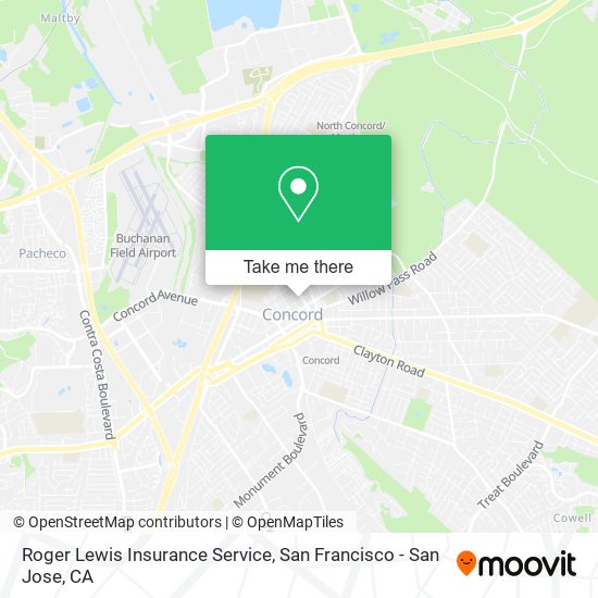Roger Lewis Insurance Service map