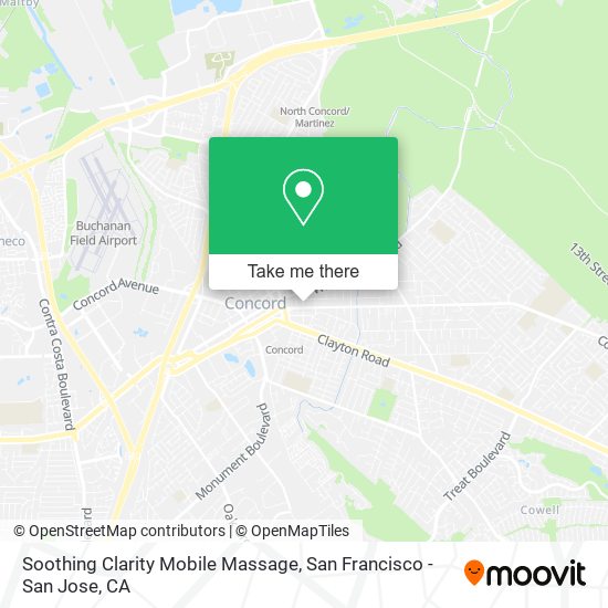 Mapa de Soothing Clarity Mobile Massage