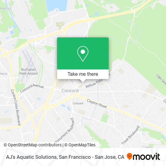 AJ's Aquatic Solutions map