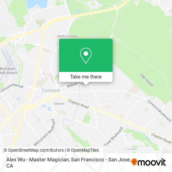 Alex Wu - Master Magician map