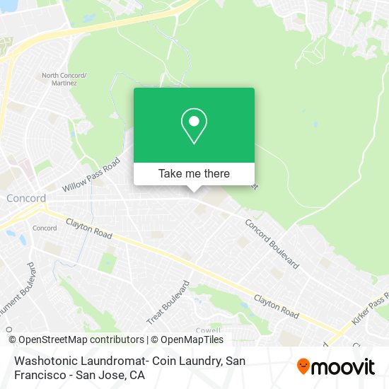 Mapa de Washotonic Laundromat- Coin Laundry