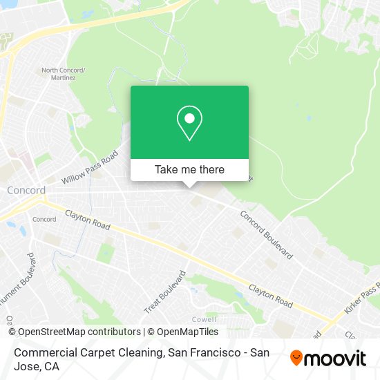 Commercial Carpet Cleaning map