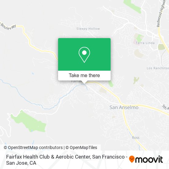 Fairfax Health Club & Aerobic Center map