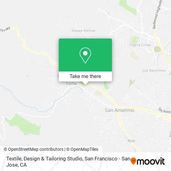 Mapa de Textile, Design & Tailoring Studio