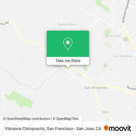 Vibrance Chiropractic map