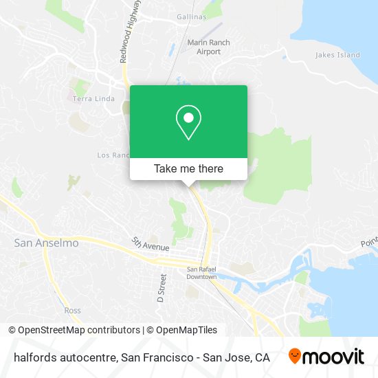 halfords autocentre map