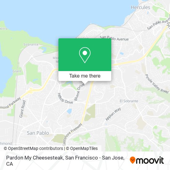 Pardon My Cheesesteak map