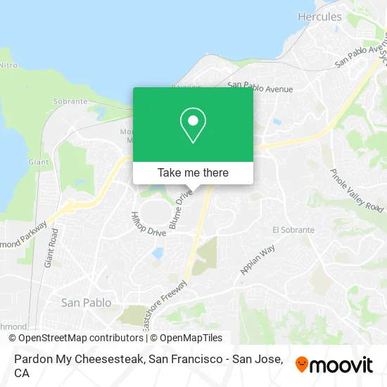 Mapa de Pardon My Cheesesteak