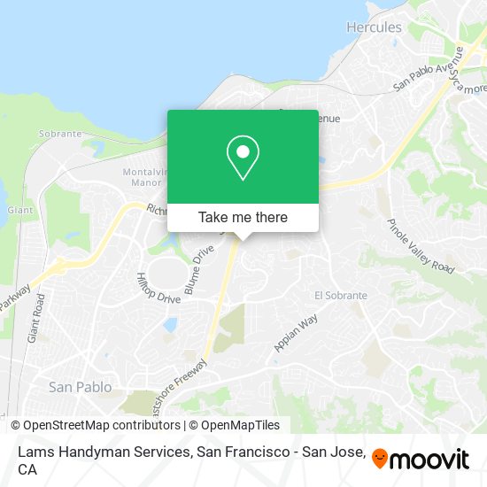 Mapa de Lams Handyman Services