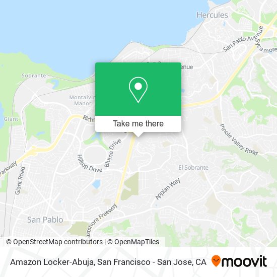 Amazon Locker-Abuja map