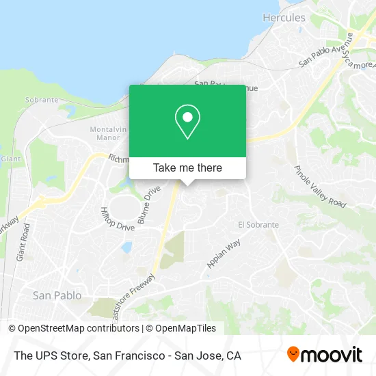 Mapa de The UPS Store