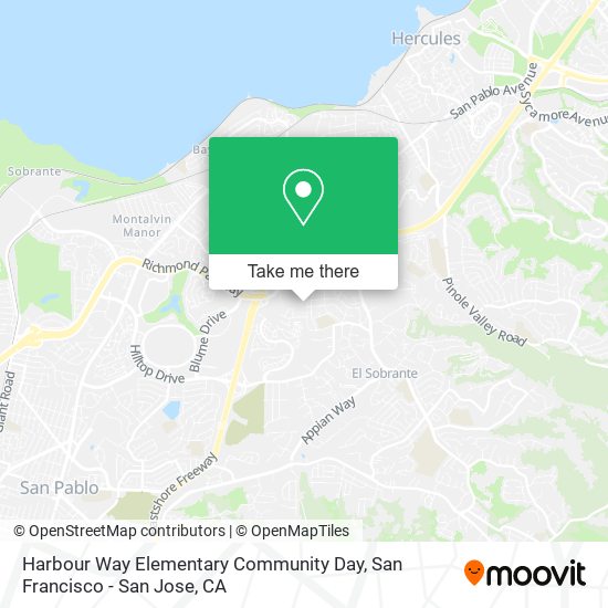Mapa de Harbour Way Elementary Community Day
