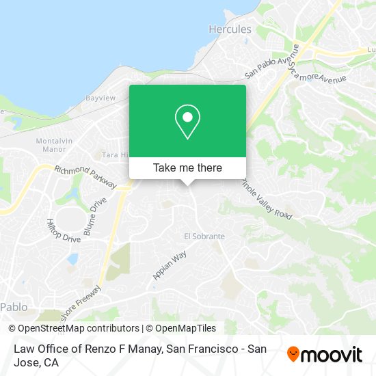 Law Office of Renzo F Manay map