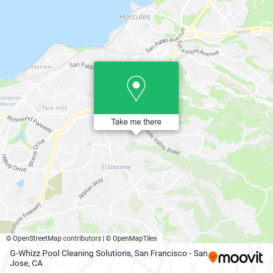 G-Whizz Pool Cleaning Solutions map