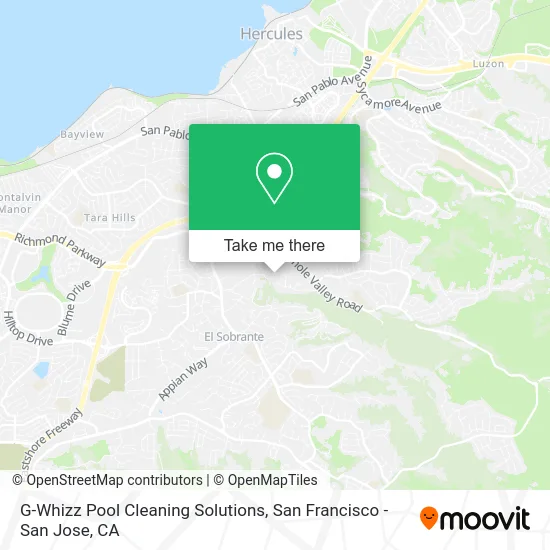 G-Whizz Pool Cleaning Solutions map