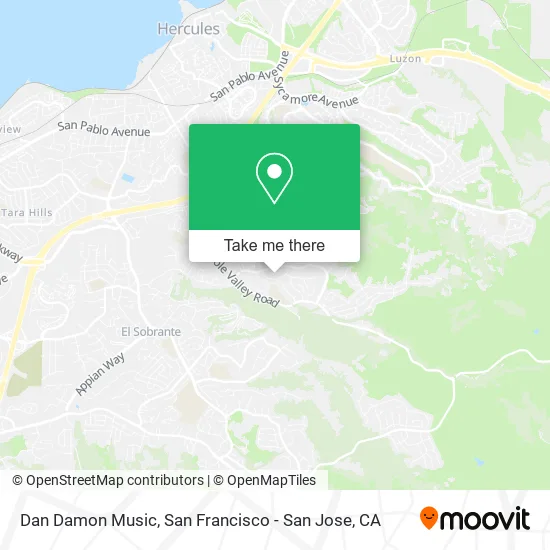 Mapa de Dan Damon Music