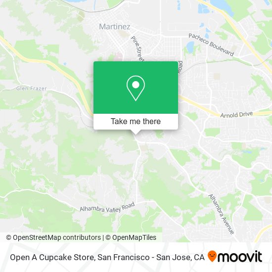 Open A Cupcake Store map