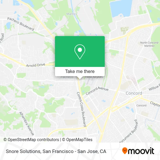 Snore Solutions map