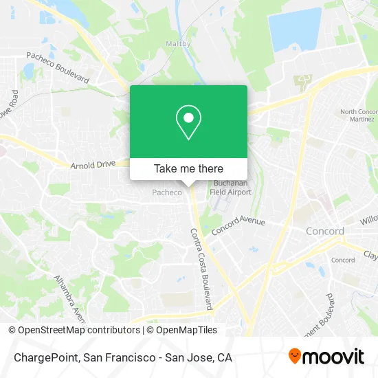 Mapa de ChargePoint