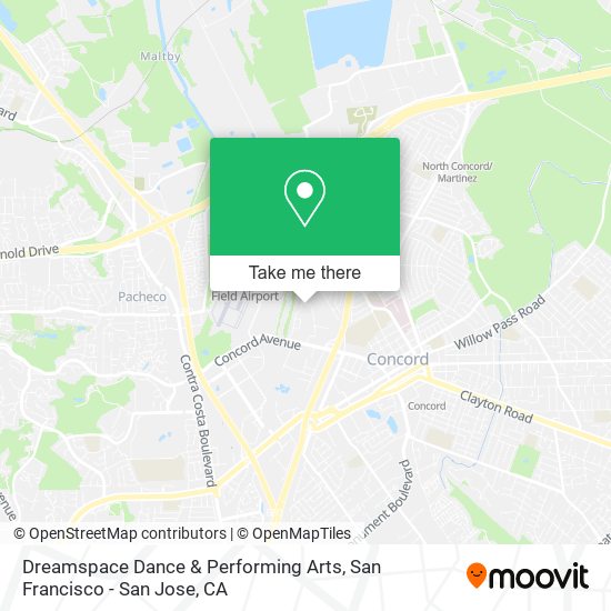 Dreamspace Dance & Performing Arts map