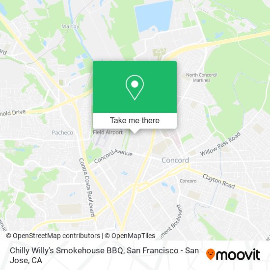 Chilly Willy's Smokehouse BBQ map