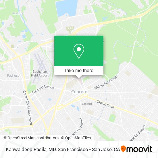 Kanwaldeep Rasila, MD map