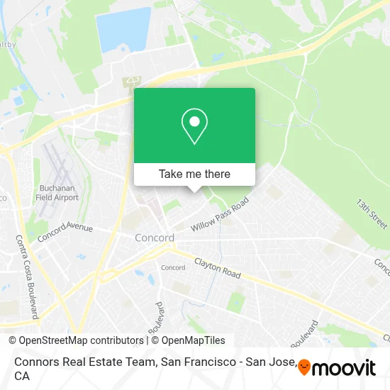 Connors Real Estate Team map