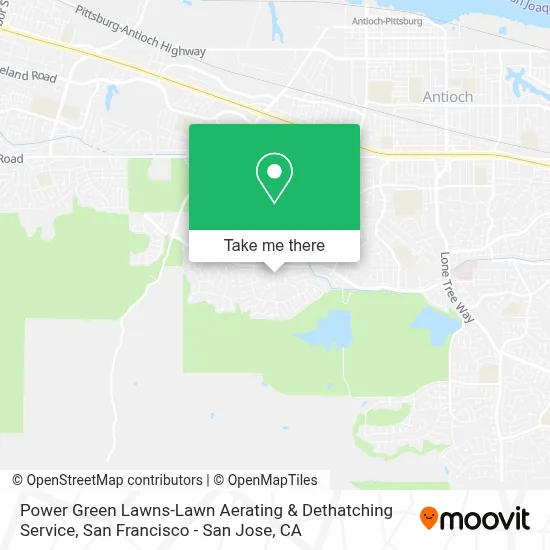 Power Green Lawns-Lawn Aerating & Dethatching Service map
