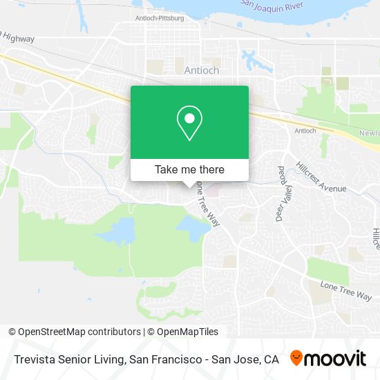 Trevista Senior Living map