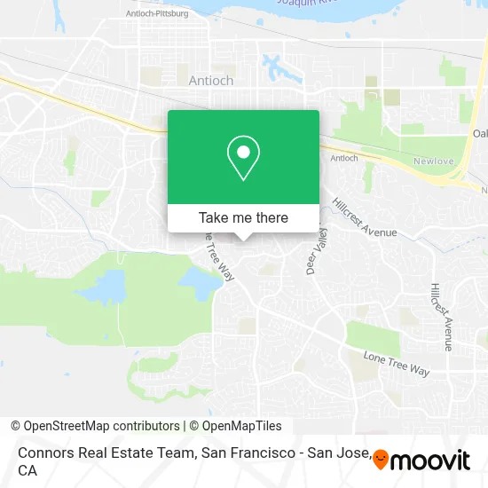 Connors Real Estate Team map