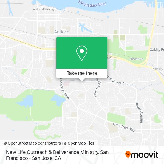 Mapa de New Life Outreach & Deliverance Ministry